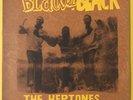 HEPTONES - BLACK IS BLACK - STUDIO 1 ( REGGAE LP ) SILK SCREEN JACKET