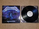 METALLICA Ride The Lightning LP MEGAFORCE 1984 WITH INSERT EXC/EXC MISPRINT NM