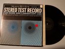 Stereo Test Record Home Lab Use w/ book price tag Record lp original vinyl album