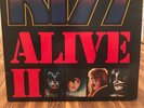 KISS LP Record ALIVE II (2)Double Live Album Original 1977 with Insert & Tattoos