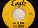 BILL HARRIS &CONTINENTALS 45 I'm so glad / Danny boy EAGLE DJ  Doowop Kz244