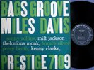 MILES DAVIS Bags Groove Danish LP 1957 ORG Metronome Prestige 7109