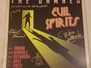 THE DAMNED 2018 EVIL SPIRITS SIGNED WHITE VINYL ALBUM LP punk rock limited 1000