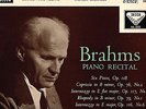 SXL 2222 WBG UK ED1 - BACKHAUS - BRAHMS - PIANO RECITAL - SIX PIECES ETC. NM