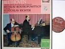 2 LPs box ROSTROPOVICH RICHTER / Beethoven Sonatas / Philips 835 182/83 AY Fr