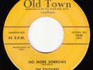 SOLITAIRES - Old Town 1049 - No More Sorrows - 1958 DOO-WOP 45 VG/VG+ (original)