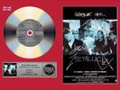Metallica - Garage Inc - Signed Platinum Disc Replica Music Award