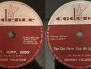 78 RPM - JOHNNY TILLOTSON - YOU CAN NEVER STOP - JUDY - 1962 - PHILIPPINES