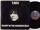 T. REX Dandy In The Underworld EMI LP NM/VG++ uk die cut cover