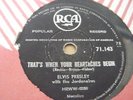 ELVIS PRESLEY * ALL SHOOK UP / THATS WHEN YOUR HEARTACHE  South African Issue*VG