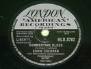 EDDIE COCHRAN : Summertime Blues - Original 1958 UK 78rpm London HLU 8702