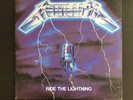 Metallica - Ride the Lightning LP - Original Elektra Pressing, 1984, Vinyl LP
