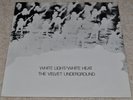 THE VELVET UNDERGROUND White Light/White Heat SUPERB 1980s VERVE UK N/M LP.