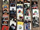 1980's 50 VINYL 45'S. SEE LIST. ORIGINAL HITS/ARTISTS/LABELS.  VERY GOOD COND.