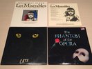 Broadway Soundtrack Record Albums Les Miserables Cats Phantom of Opera w/UK Cast