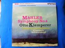 COLUMBIA SAX 2441 MAHLER SYMPHONY n. 4 KLEMPERER EMI TESTAMENT 180g REISSUE