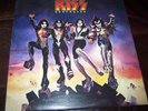 Three Vintage Kiss Vinyl Albums: Destroyer, Rock and Roll Over, Love Gun