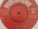 Beatles Love Me Do  clean.Orig UK Parlophone  red label 7inch 45  good plus