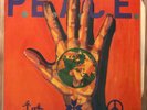 P.E.A.C.E. / WAR PUNK HARDCORE COMP 2LP 1984 w/ BOOKLET VG+ MDC GISM AOF MOB47