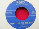ROCKABILLY AL URBAN WON'T TELL YOU HER NAME/GONNA BE BETTER TIMES 1958 SARG 158