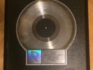METALLICA - RIAA HOLOGRAM STYLE AWARD FOR 4 MILLION SALES OF THE 'BLACK ALBUM'