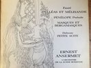 SXL 2303 Faure Pelleas et Melisande etc / Ansermet / OSR W/B