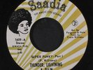THUNDER, LIGHTNING & RAIN: Super Funky / Part 2 45 (tiniest pressing bubbles th