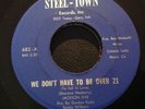 JACKSON FIVE - YOU DON'T HAVE TO BE OVER 21 / JAM SESSION . STEEL TOWN 682. VG++