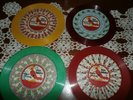 6 VINTAGE RED RAVEN MAGIC MIRROR MOVIE RECORDS 12 SONGS OLD MCDONALD ETC NR