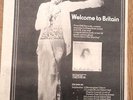 DIANA ROSS 'Welcome To Britain' 1973 UK Poster size Press ADVERT 16x12 inches