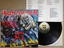 IRON MAIDEN LP THE NUMBER OF THE BEAST EX+/EX+ FIRST PRESS