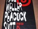 THE JAM PAUL WELLER U.K. RECORD COMPANY PROMO POSTER 'PEACOCK SUIT' SINGLE 1996