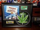 16X20 CUSTOM MADE FRAMED CHEECH AND CHONG 40th ANNV. UP IN SMOKE PICTURE DISC