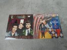 CROWDED HOUSE-2 LP'S-S/T-TEMPLE OF LOW MEN-SHRINK-HYPE STICKERS-INNERS-NM