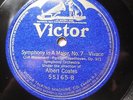 1921 ALBERT COATES acoustic BEETHOVEN Symph 7  3 Records Complete 78