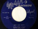 MARVIN & JOHNNY 45 Ain't That Right/Let Me Know MODERN r&b VG+ d2168