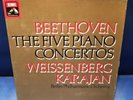 $SLS 5112 *WEISSENBERG /KARAJAN* BEETHOVEN: THE PIANO CTOS* BPO* 4 LP* NM