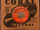 RARE STOCK COPY Baker Knight Just Relax / Taking A Chance CORAL 45 VG Rockabilly