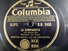 78rpm MORTON GOULD la cumparsita / adios muchachos DB 2453