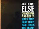 Cannonball Adderley Somethin' Else BLUE NOTE MONO 1960 Miles Davis LP vinyl