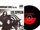 LED ZEPPELIN 7' PS Immigrant Song Sweden NEAR TOP CONDITION VERY RARE Swedish 45