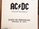 AC DC Flick of the Switch LP White Label PROMO South America RARE PEERUVIAN