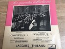 #LP 33 tours JACQUES THIBAUD Violon Mozart Schubert Tasso Janopoulo 1st press*