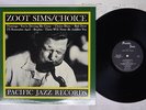 ZOOT SIMS CHOICE PACIFIC JAZZ GXF-3110/PJ-20 Japan MONO VINYL LP