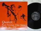 RUSS FREEMAN AND CHET BAKER QUARTET PACIFIC JAZZ GXF-3104 Japan VINYL LP