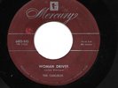 THE CARLISLES 45RPM '53 MERCURY WOMAN DRIVER EARLY COUNTRY ROCKABILLY VG+ VINYL
