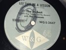 THE IN-SECT LET THIS BE A LESSON 60s OZ GARAGE BEAT PUNK 45 W&G