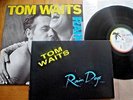 TOM WAITS - RAIN DOGS - PROMO UK VINYL 33 LP + VERY RARE PROMO BOOK - ILPS 9803