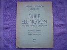 ONLY COPY? DUKE ELLINGTON FAREWELL LONDON JAZZ CONCERT PROGRAMME1933 SUPER RARE
