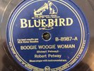 Bluebird 8987 Robert Petway BOOGIE WOOGIE WOMAN E scuffy 78 rpm 1942 Delta Blues